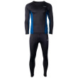 Intimo termico da uomo Hi-Tec Kamo set nero Black/Poseidon