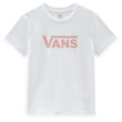 Maglietta da donna Vans Wm Drop V Ss Crew-B bianco/rosa White/Coral Cloud