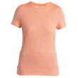 Maglietta sportiva da donna Icebreaker Women Merino 150 Tech Lite III SS Tee arancione Glow