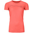 Maglietta sportiva da donna Ortovox 150 Cool Mountain Ts W rosa coral