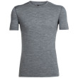 Maglietta da uomo Icebreaker Mens 200 Oasis SS Crewe grigio GritstoneHthr