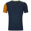 Maglietta funzionale da uomo Ortovox 185 Rock'N'Wool Short Sleeve M blu deep ocean