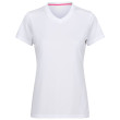 Maglietta da donna Regatta Wmn Fingal V-Neck bianco White