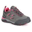 Scarpe da bambino Regatta Holcombe Low Jnr grigio/rosa Steel/Tulip