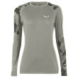 Maglietta da donna Salewa Cristallo Warm Amr W L/S Tee. grigio 0624 - heather grey