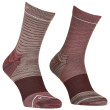 Calzini da donna Ortovox Alpine Mid Socks W rosa/viola Wild Rose