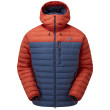 Giacca da uomo Mountain Equipment Earthrise Hooded Jacket rosso/blu Dusk/RedRock