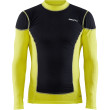 Maglietta da uomo Craft Active Extreme X Wind Ls nero/giallo NLightGranite