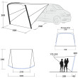 Tendalino gonfialbile Outwell Touring Canopy Air