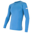 Maglietta funzionale da uomo Sensor Merino Wool Active dl.r. azzurro