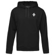 Felpa da uomo Black Diamond Equipment for Alpinists Hoody nero Black (0002)