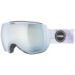 Occhiali da sci da donna Uvex Downhill 2100 CV WE bianco/viola arctic blue matt SL/white-green