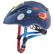 Casco da ciclismo per bambini Uvex Kid 2 Cc blu Dark Blue Rocket Mat (46-52)