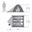 Tenda da trekking Hannah Tycoon 4