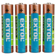 Batterie Extol AAA Ultra+ 4 pz