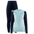 Set da donna Craft Core Warm Baselayer blu BlazeArea