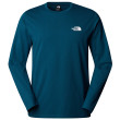 Maglietta da uomo The North Face M L/S Simple Dome Tee blu MIDNIGHT PETROL