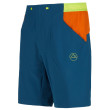 Pantaloncini da uomo La Sportiva Guard Short M blu/arancio Storm Blue/Hawaiian Sun