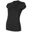 Maglietta da donna Sensor Merino Wool Active kr.r. nero Black