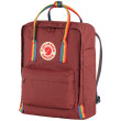 Zaino Fjällräven Kånken Rainbow rosso Ox Red-Rainbow Pattern