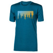Maglietta da uomo Progress HRUTUR "FOREST" blu petrol