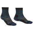 Calze Bridgedale Hike LW MP 3/4 Crew blu DarkGray/Blue