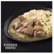 Pasto pronto Expres menu Spezzatino di tacchino e pancetta con riso KM