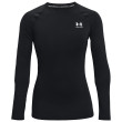 Maglietta sportiva da donna Under Armour HG Authentics Comp LS nero BLK