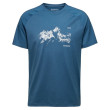 Maglietta da uomo Mammut Mountain T-Shirt Men 8035m blu deep ice