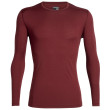 Maglietta da uomo Icebreaker Mens 200 Oasis LS Crewe bordeaux Cabernet