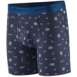 Boxer da uomo Patagonia Essential Boxer Briefs 6 in blu scuro Fire Floral: New Navy