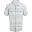 Camicia da uomo Craghoppers Cartwright Short Sleeved Shirt blu Niagara Blue Stripe