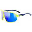 Occhiali sportivi Uvex Sportstyle 237 giallo/blu Yellow Blue Matt/Mirror Blue