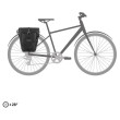 Borsa per portapacchi da bicicletta Ortlieb Back-Roller Plus