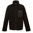 Felpa funzionale da uomo Regatta Frankie Borg Fleece nero Black