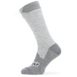 Calzini impermeabili SealSkinz WP All Weather Mid Length grigio Grey/Grey Marl