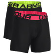 Boxer da uomo Under Armour Tech 6in 2 Pack nero/rosa Black/Black/PinkShock