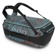 Borsa da viaggio Osprey Transporter 40 verde/nero palm leaf glitch print