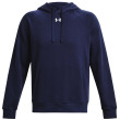 Felpa da uomo Under Armour Rival Fleece Hoodie blu scuro Midnight Navy / / White