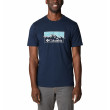 Maglietta da uomo Columbia CSC™ Seasonal Logo Tee blu scuro Collegiate Navy, Checkered Range Graphic