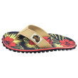 Infradito da donna Gumbies Islander Denim Hibiscus