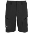 Pantaloncini da uomo Salewa Puez Dst M Cargo Shorts nero 0910 - black out