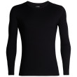 Maglietta da uomo Icebreaker Mens 260 Tech LS Crewe nero Black