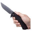 Coltello chiudubile Acta non verba A400-BB, DLC, SL, ALOCK,G10 Black