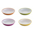 Set di piatti Omada SANALIVING Soup Plate Set 4x Plate 20xh4cm bianco