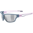 Occhiali da sole Uvex Sportstyle 806 Vario rosa Grey - Rose Mat (5301)