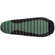 Sacco a pelo in piuma Warmpeace Viking 300 170 cm verde Green/Grey/Black