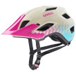 Casco da ciclismo Uvex Access bianco/rosa Sand Pink Aqua Mat