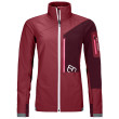 Giacca da donna Ortovox W's Berrino Jacket bordeaux DarkBlood