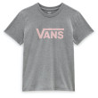 Maglietta da donna Vans Wm Drop V Ss Crew-B grigio/rosa Grey Heather